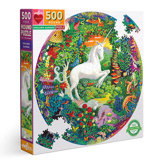 eeBoo - Unicorn Garden 500 Piece Puzzle