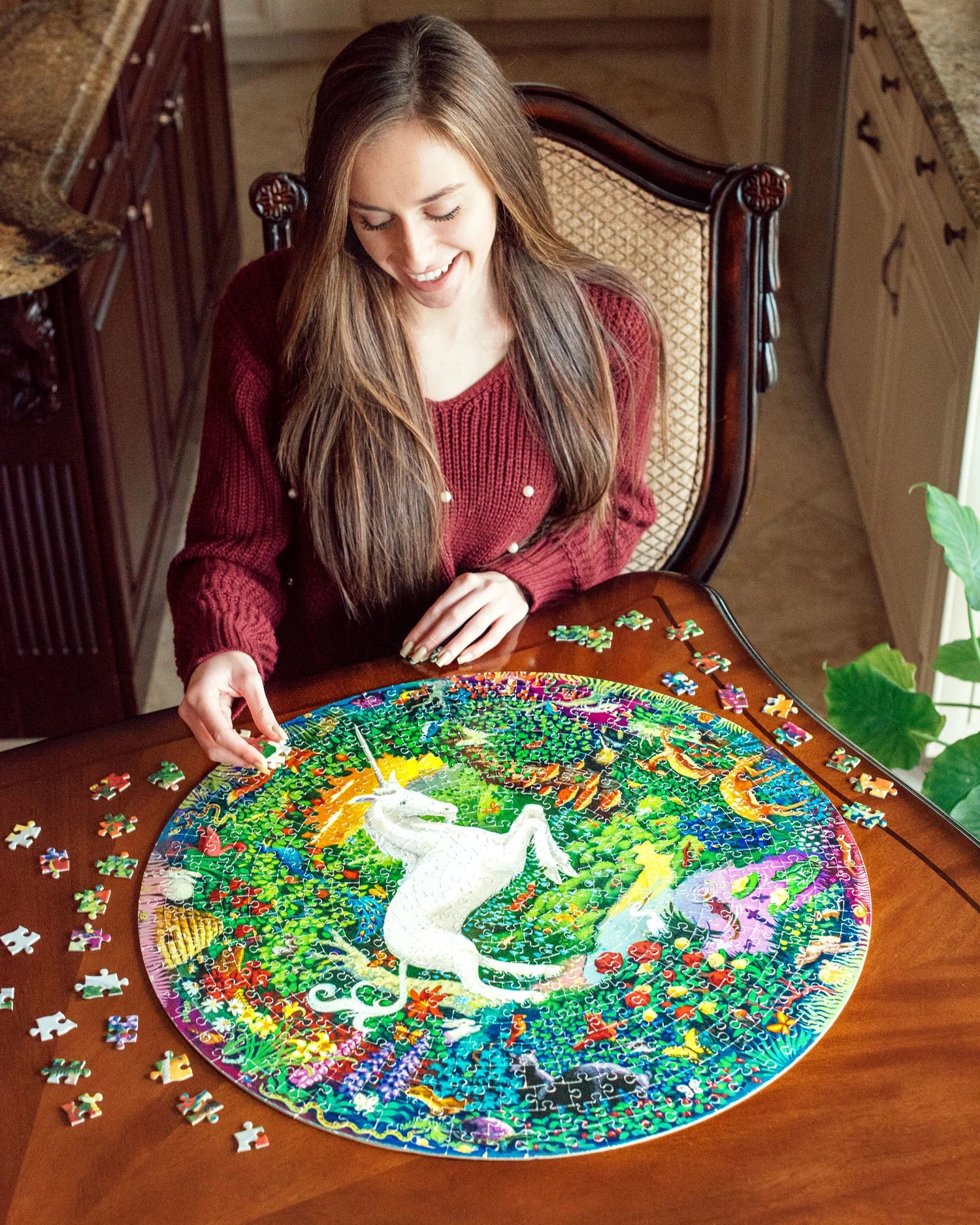 eeBoo - Unicorn Garden 500 Piece Puzzle