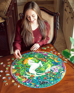 eeBoo - Unicorn Garden 500 Piece Puzzle