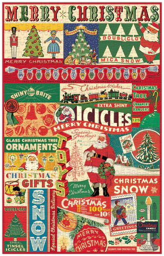 Cavallini - Puzzle Vintage Christmas