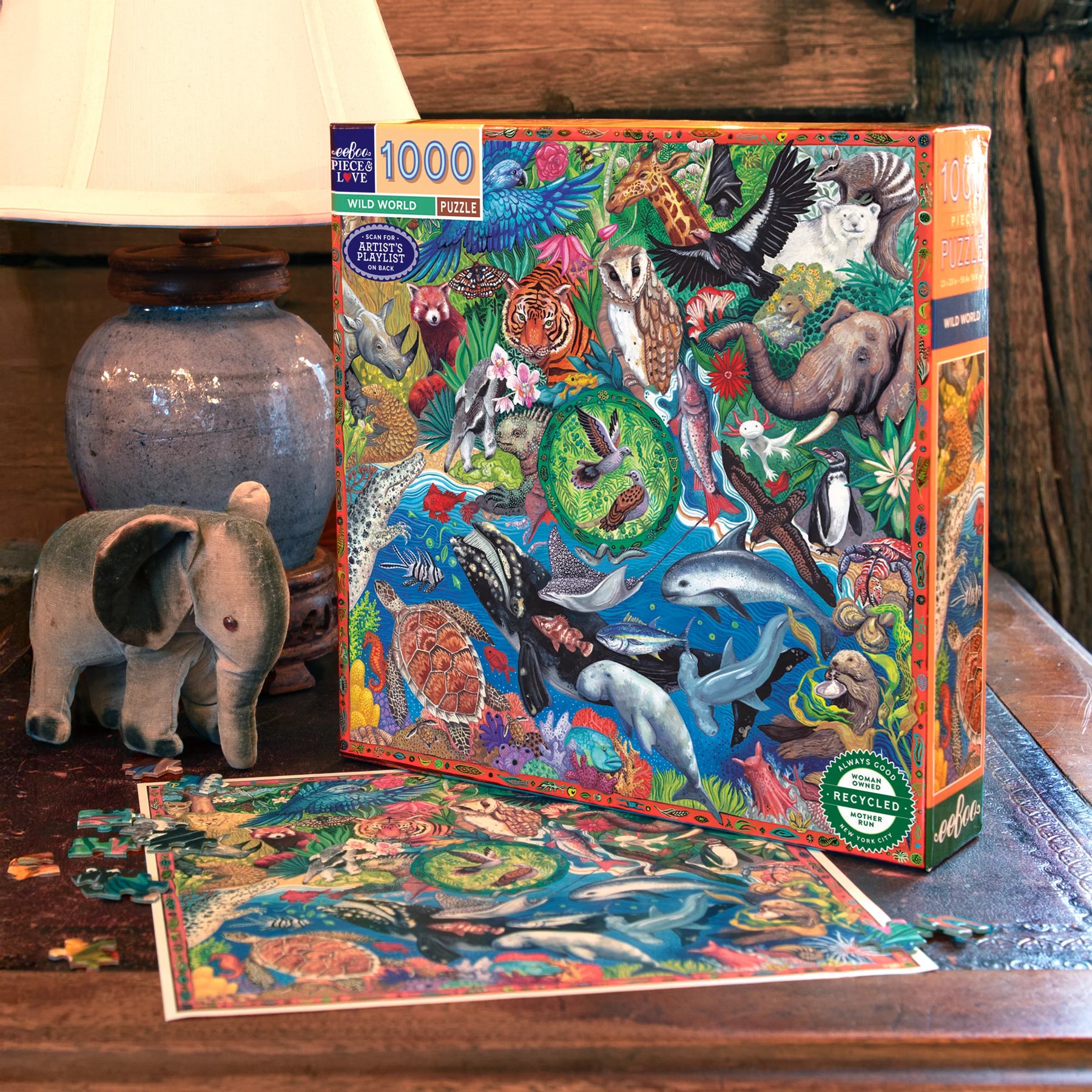 eeBoo - Wild World 1000 Piece Puzzle