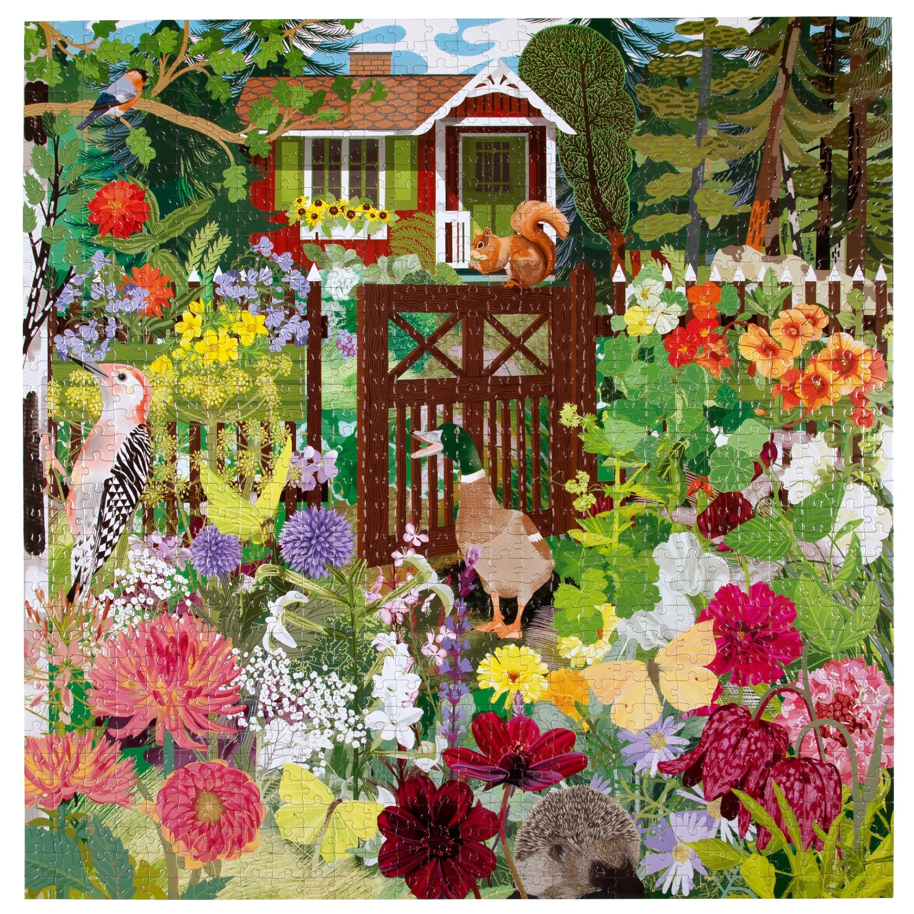 eeBoo - Scandinavian Garden 1000 Piece Puzzle