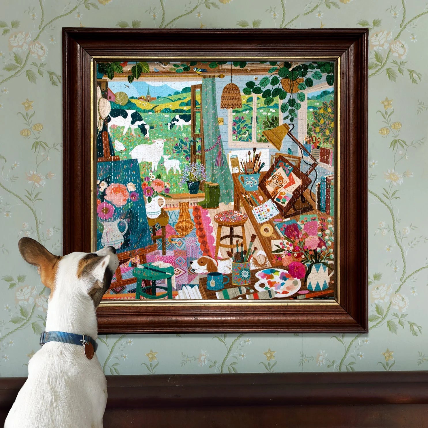 eeBoo - Artist's Cottage 1000 Piece Puzzle