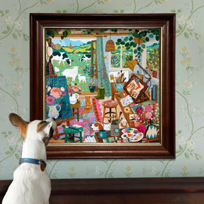 eeBoo - Artist's Cottage 1000 Piece Puzzle