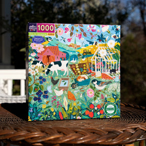eeBoo - English Hedgerow 1000 Piece Puzzle