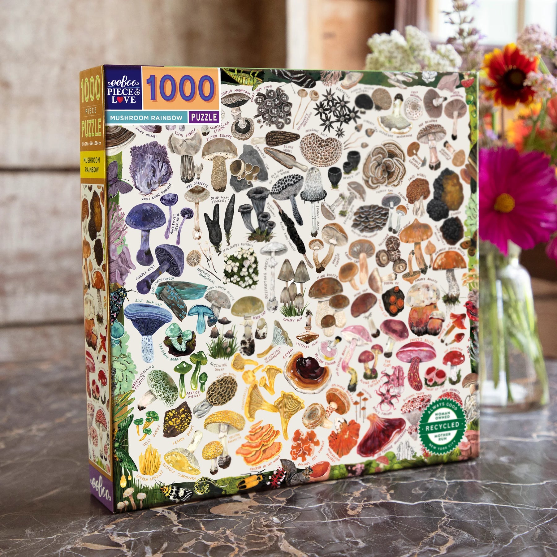 Mushroom Rainbow 1000 Piece Puzzle