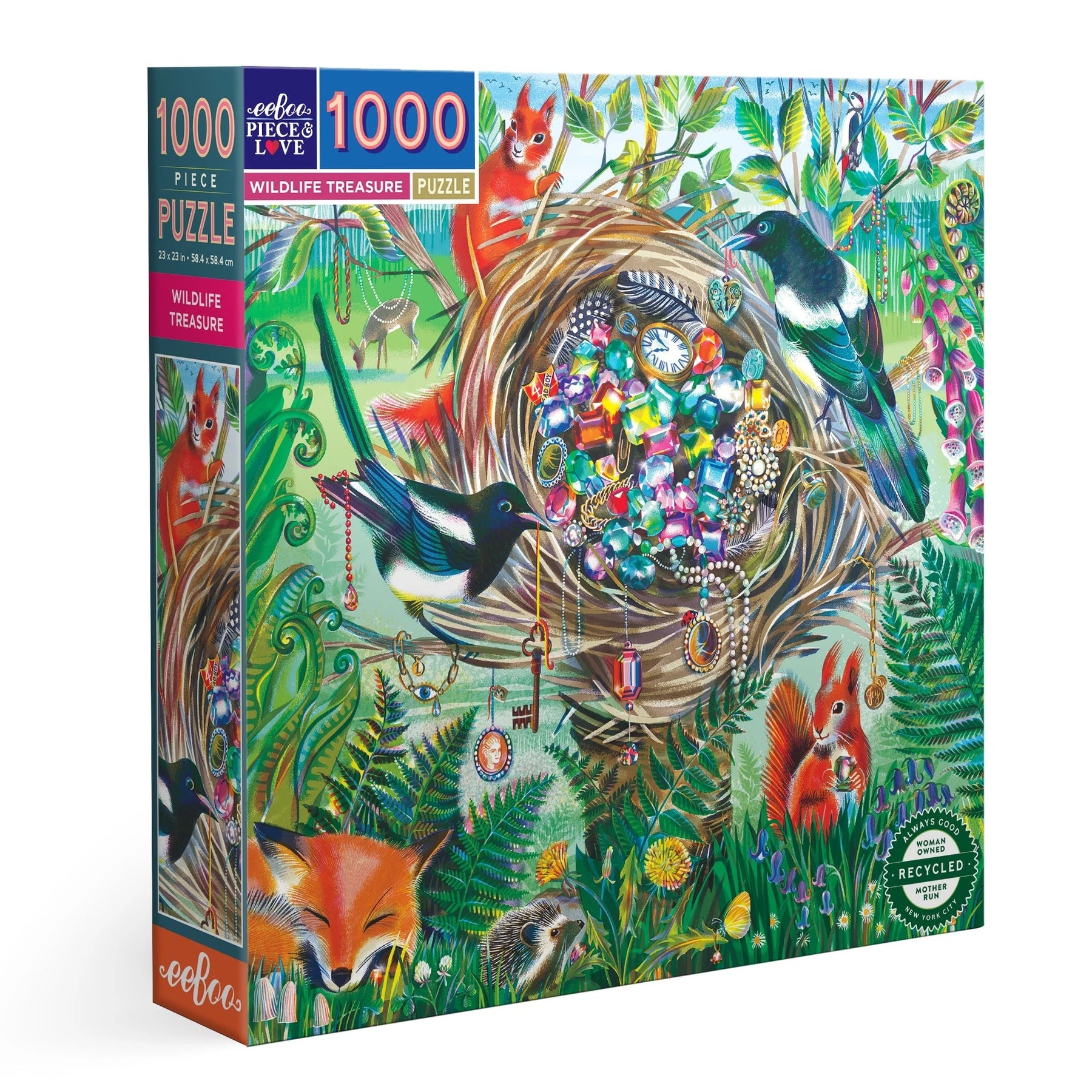 Wildlife Treasure 1000 Piece Puzzle