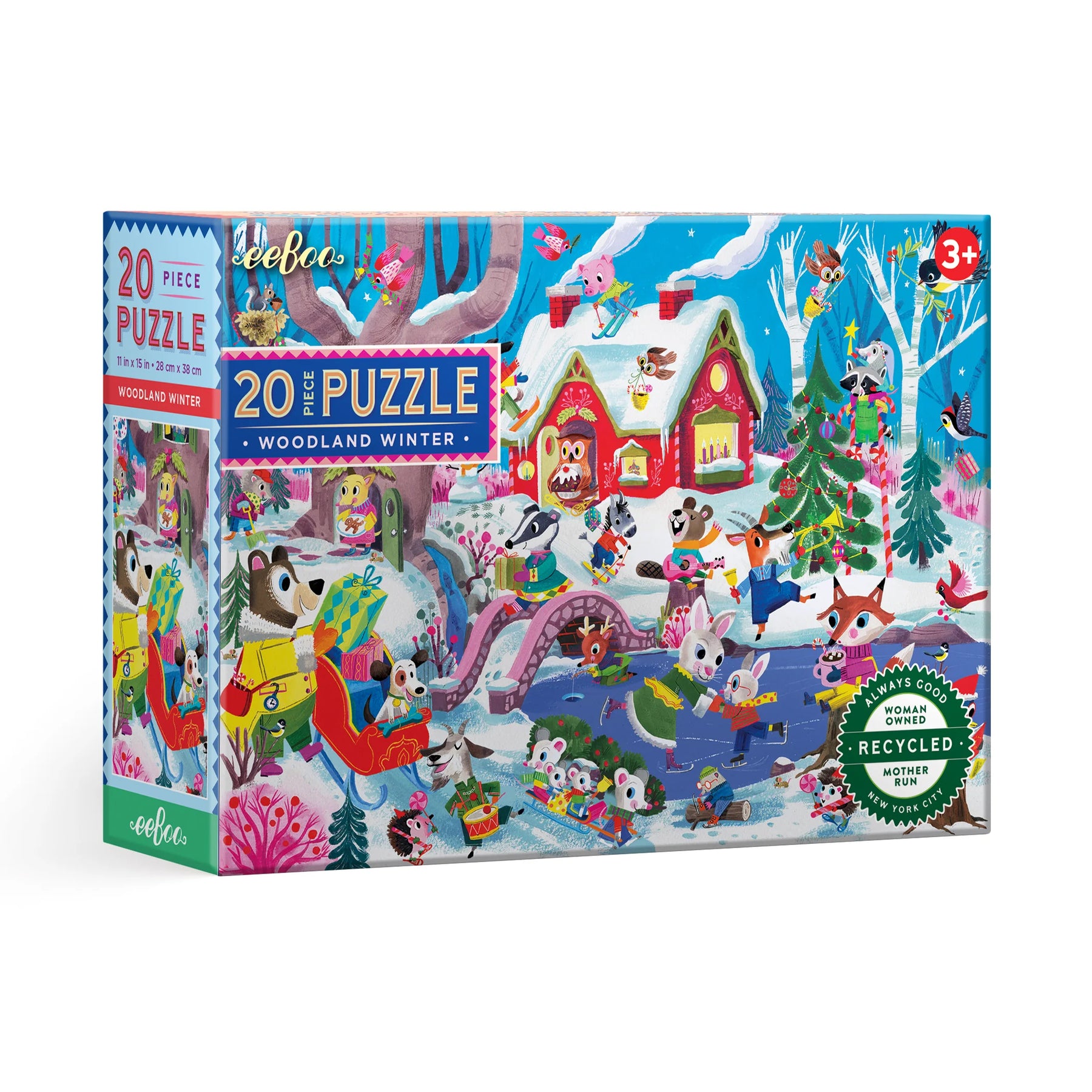 Puzzle Woodland Winter 20 Piece Puzzle