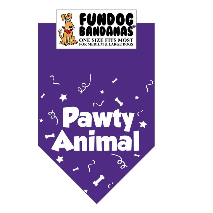 FunDog Bandanas - Dog Bandana Pawty Animal