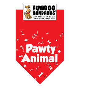 FunDog Bandanas - Dog Bandana Pawty Animal