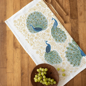 Gingiber - Tea Towel Peacock