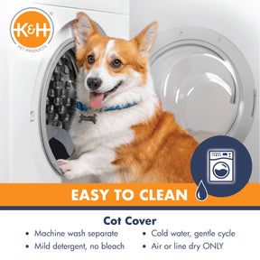 K & H Pet Products - Lectro-Soft™ Outdoor Heated Pet Bed Gray