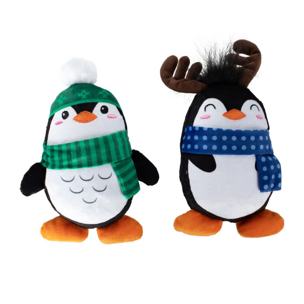 Petshop by Fringe Studio - Dog Toy Winter Waddle Plush Penguins