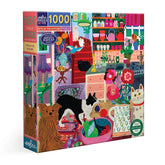eeBoo - Pets in the Kitchen 1000 Piece Puzzle