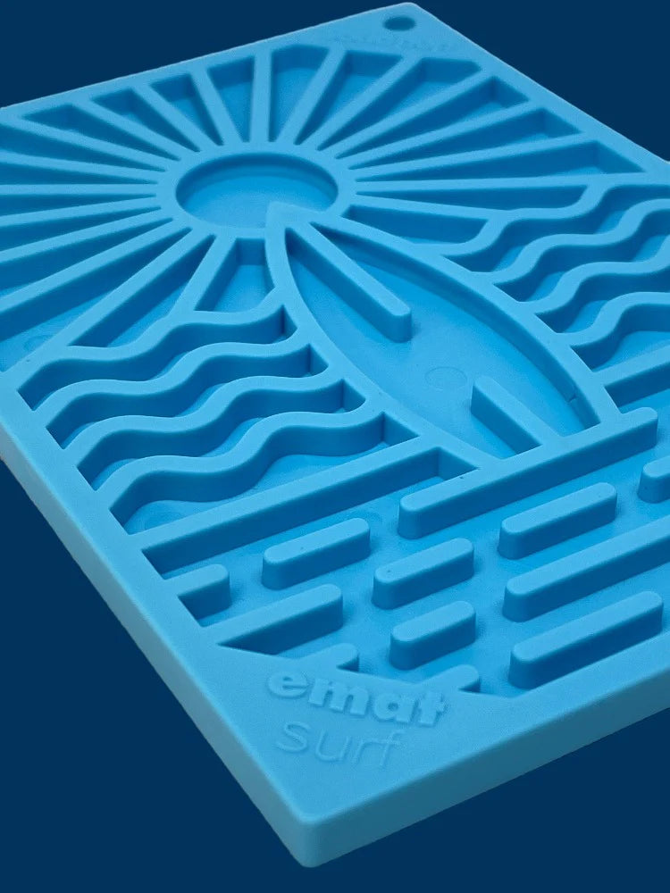 Enrichment Dog Lick Mat - Surfs Up