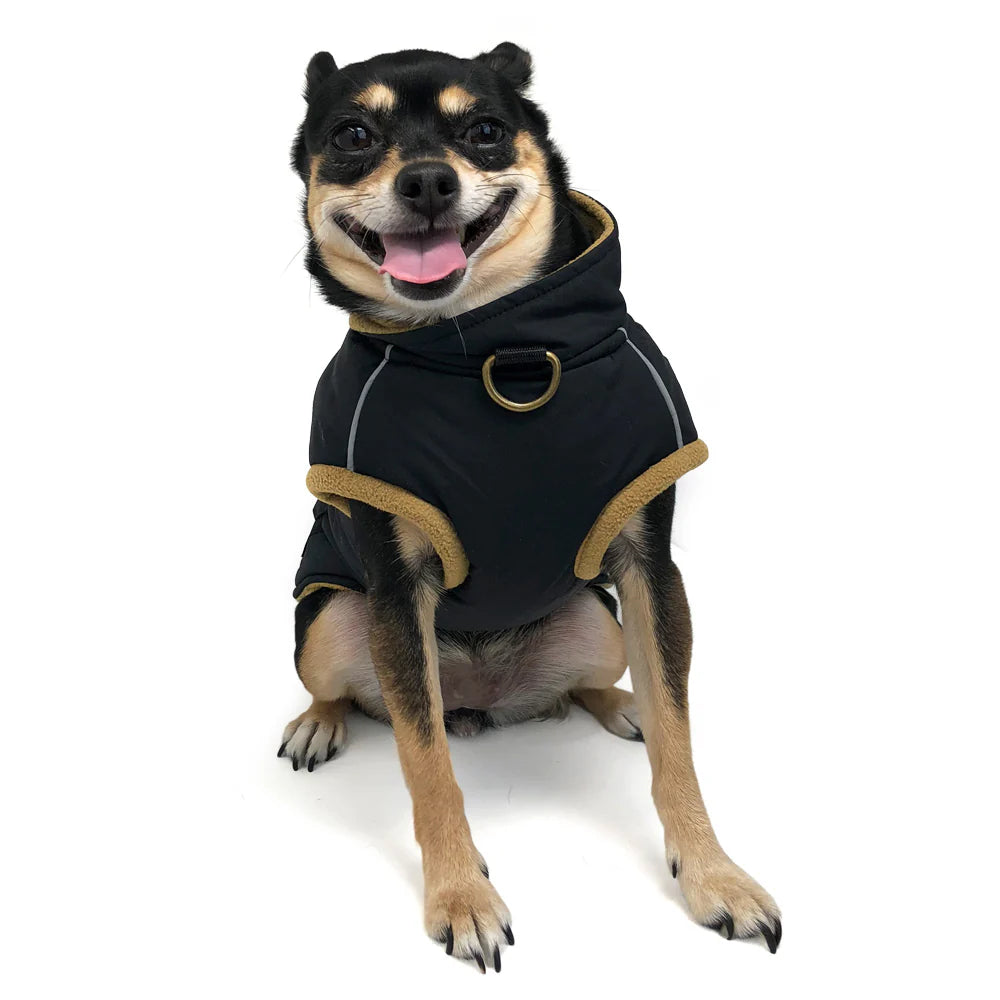 Dogo Pet - Coat Runner Pocket Black