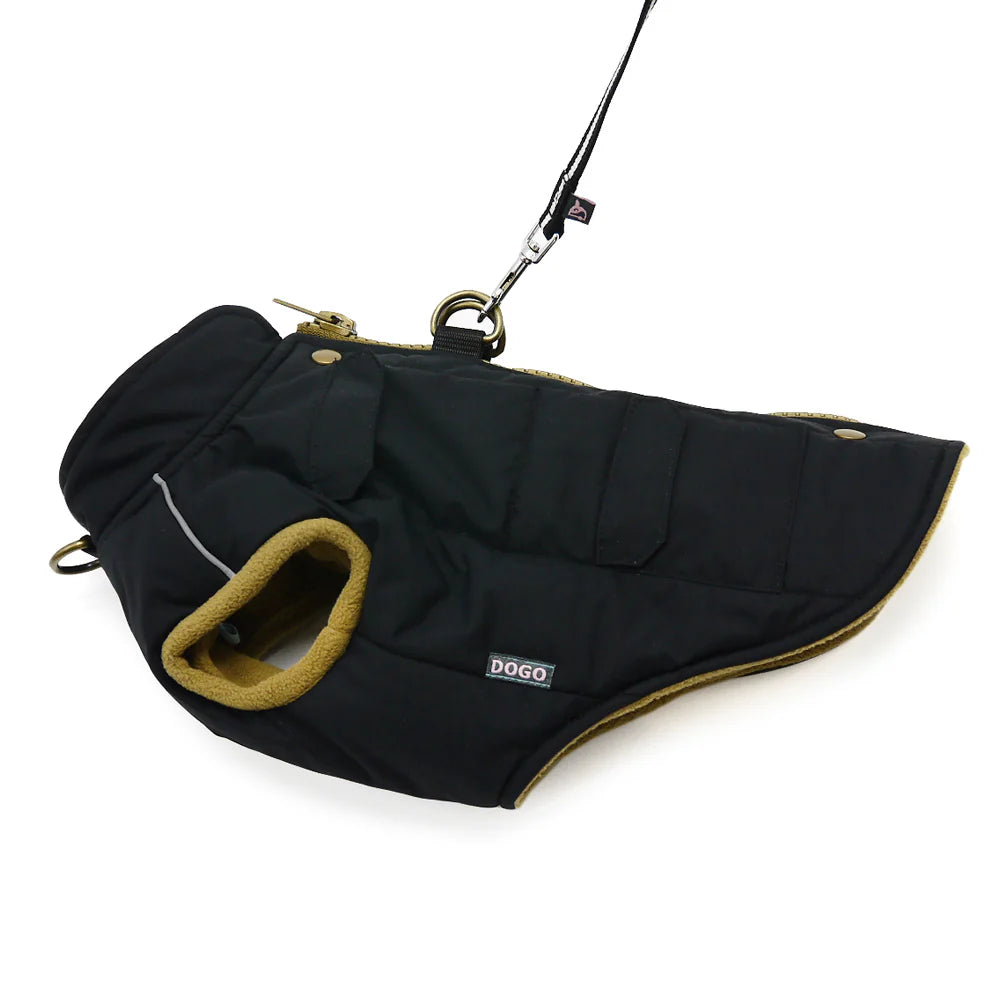 Dogo Pet - Coat Runner Pocket Black