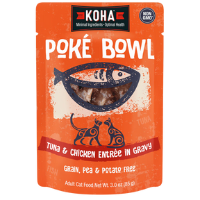 KOHA - Poké Bowl Tuna & Chicken Entrée in Gravy for Cats