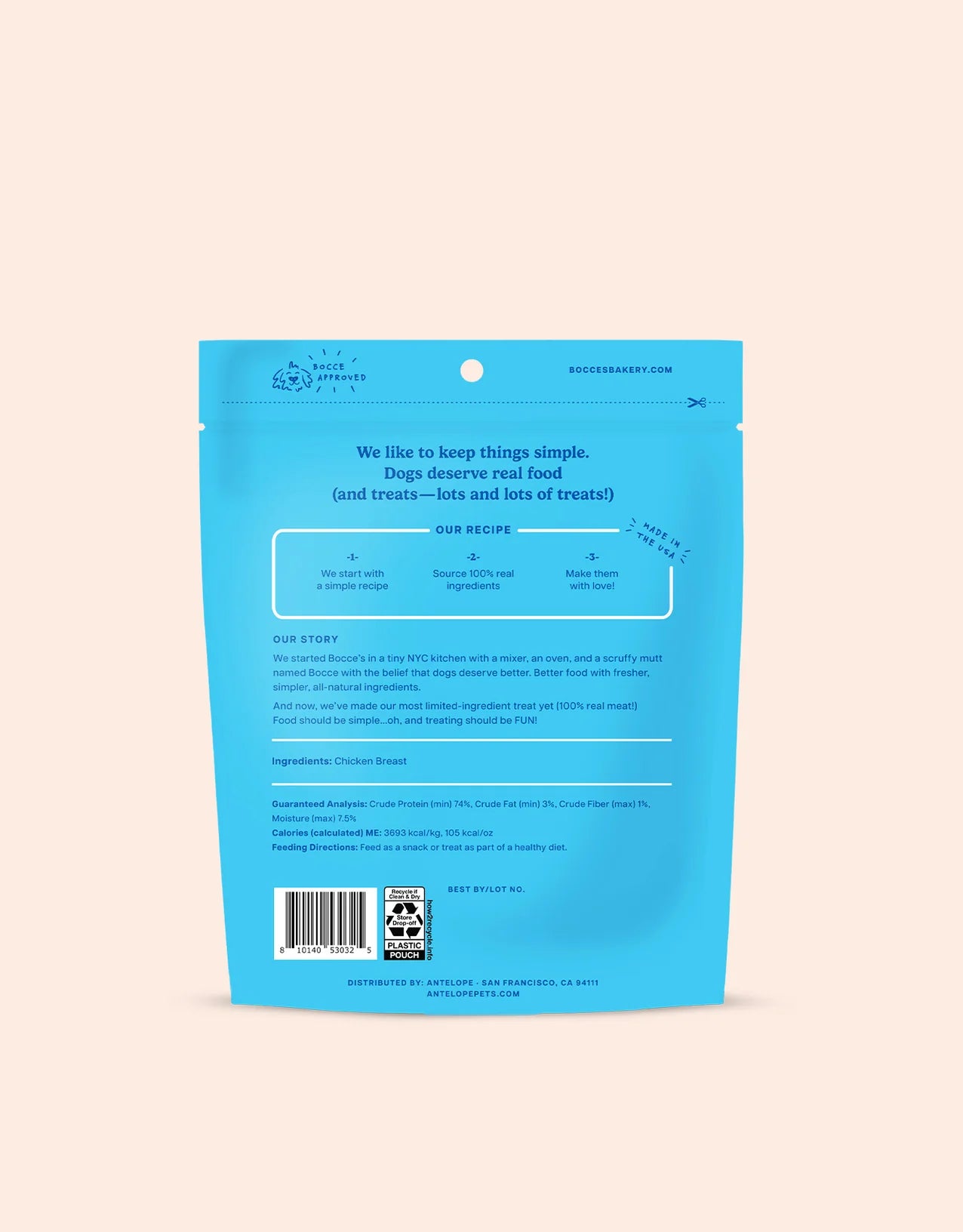 Bocce's Bakery - Popcorn Chicken Freeze Dried Dog Treats
