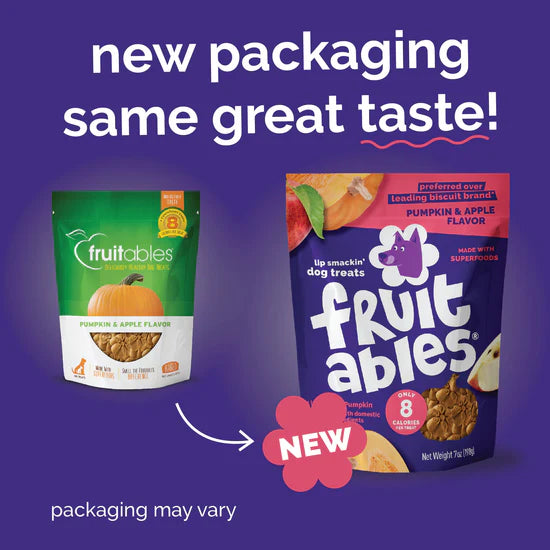Fruitables - Pumpkin & Apple Crunchy Dog Treats