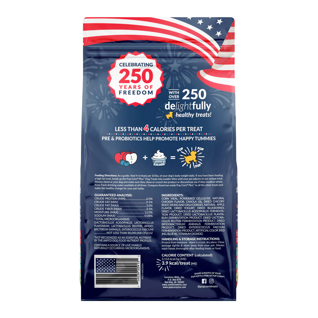 Sunshine Mills - Pup Corn Plus Star-Spangled!