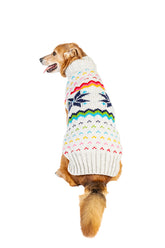 Chilly Dog - Dog Sweater Rainbow Snowflake