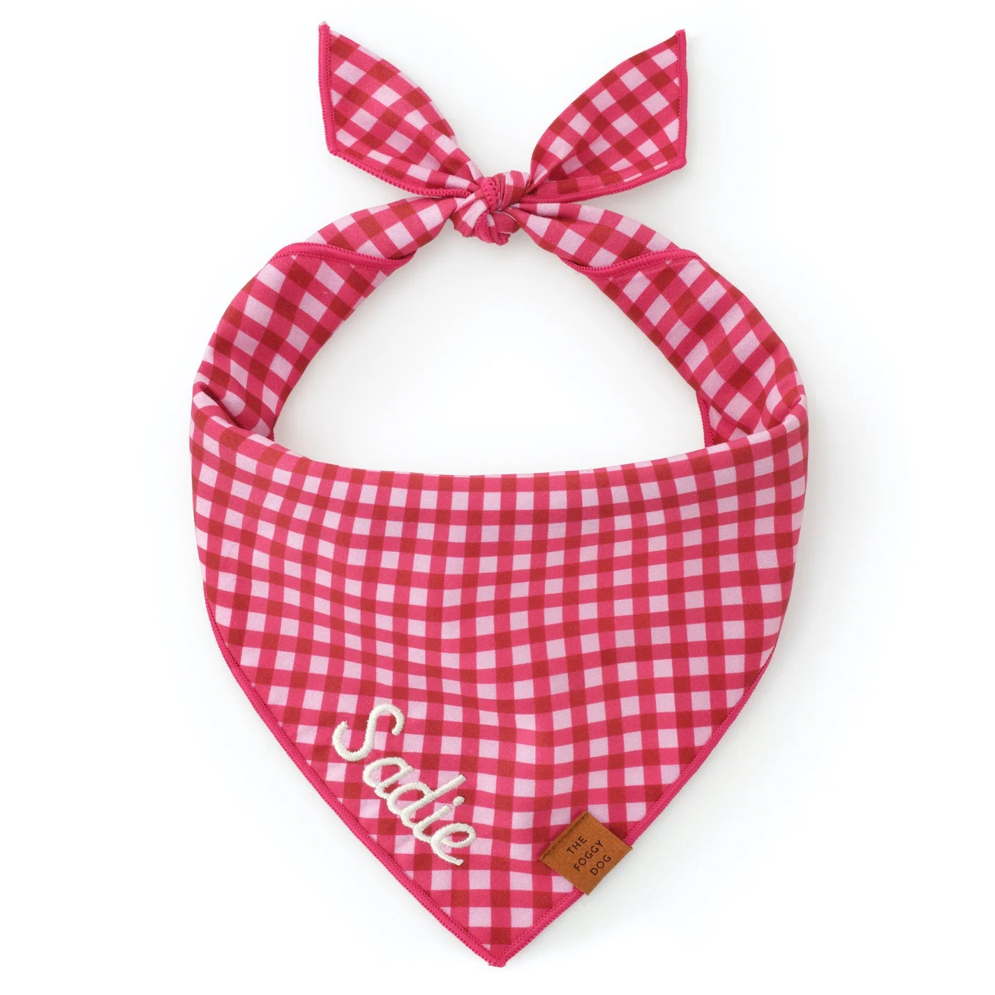 Bandana Raspberry Gingham