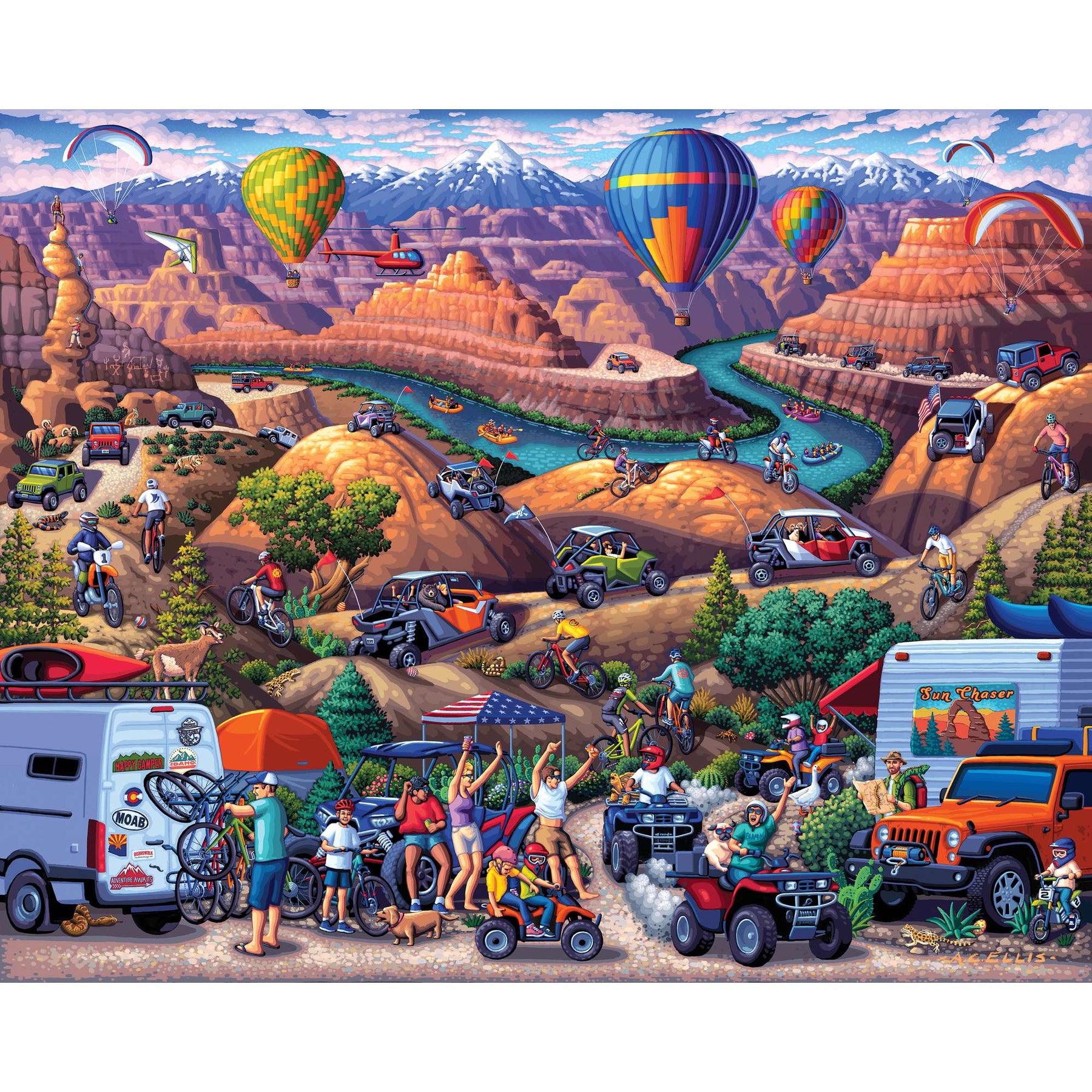Boardwalk Puzzle Company - Puzzle Red Rock Adventure