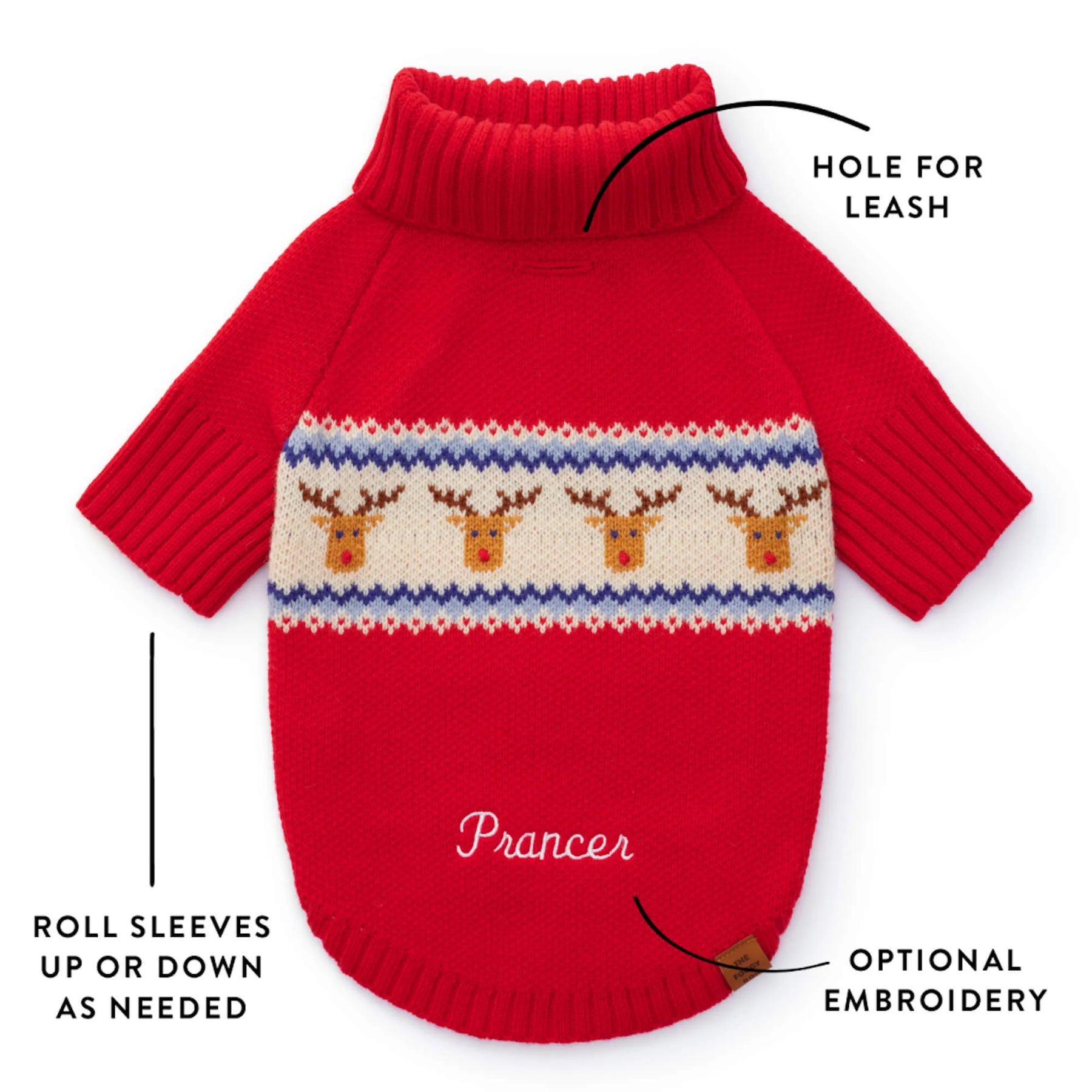 Foggy Dog - Dog Sweater Reindeer