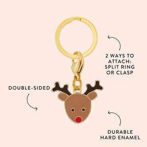 The Foggy Dog - Collar Charm Reindeer