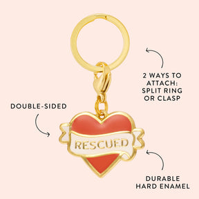 The Foggy Dog - Collar Charm Rescued With Love