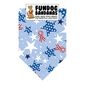 FunDog Bandanas - Dog Bandana Ribbons & Stars