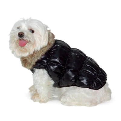 Dogo Pet - Jacket Ruched Bubble Black