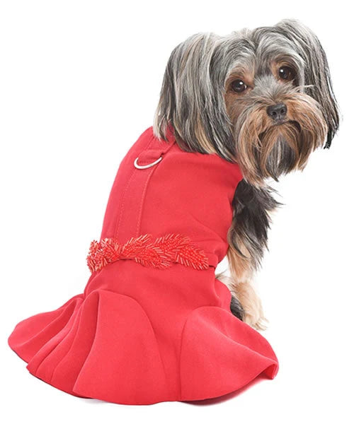 Parisian Pet - Dog Dress - Satin Embellished