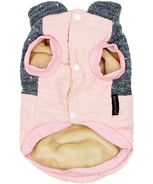 Parisian Pet - Quilted Jacket Fancy Flower