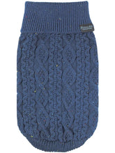 Parisian Pet - Dog Cable Knit Sweater Navy