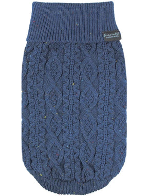 Parisian Pet - Dog Cable Knit Sweater Navy