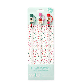 Swig - Classic Nutcracker Straw Topper Set (3 pack)