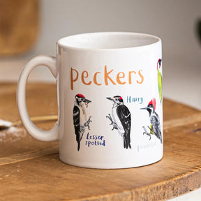 Mug Peckers Bird Pun Woodpecker Fowl Language