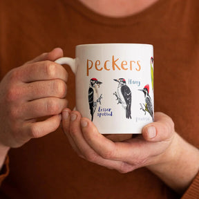 Mug Peckers Bird Pun Woodpecker Fowl Language