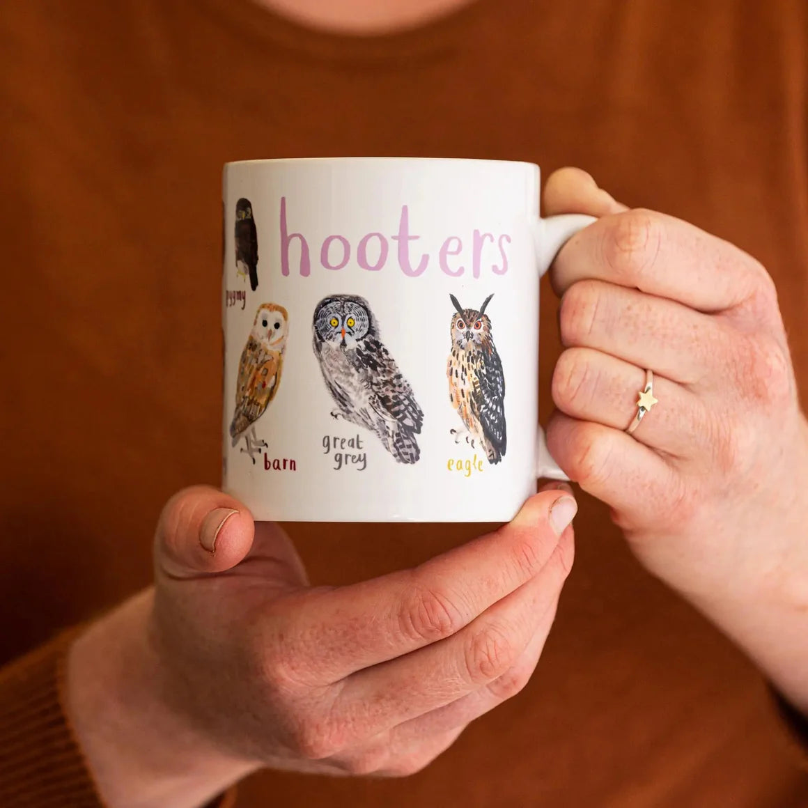 Fly Paper Products - Mug Hooters Bird Pun Owl Fowl Language