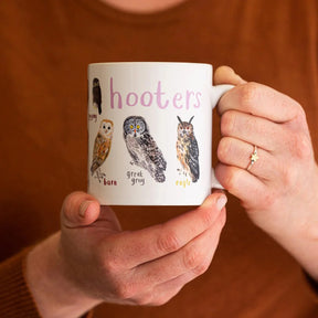 Fly Paper Products - Mug Hooters Bird Pun Owl Fowl Language