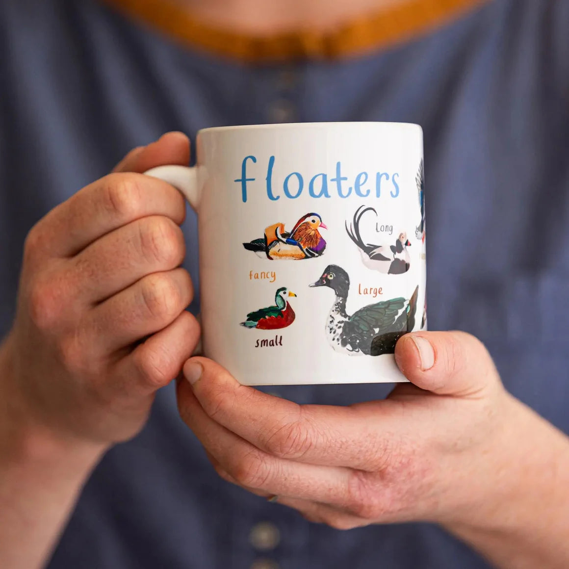 Fly Paper Products - Mug Floaters Bird Pun Duck Fowl Language