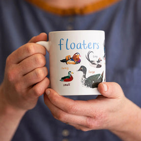 Fly Paper Products - Mug Floaters Bird Pun Duck Fowl Language