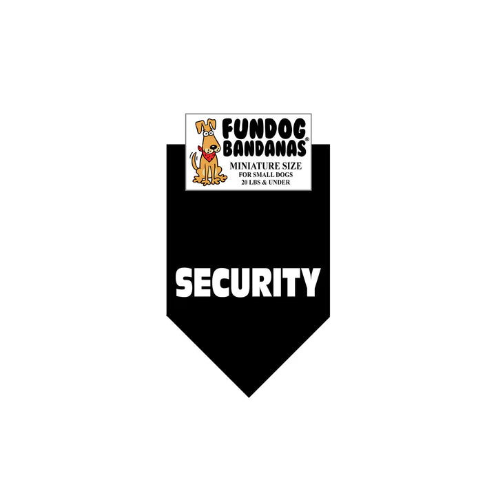 FunDog Bandanas - Dog Bandana Security