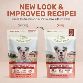 Badlands Ranch - Superfood Complete Bison & Beef Gently Air-Dried Dog Food