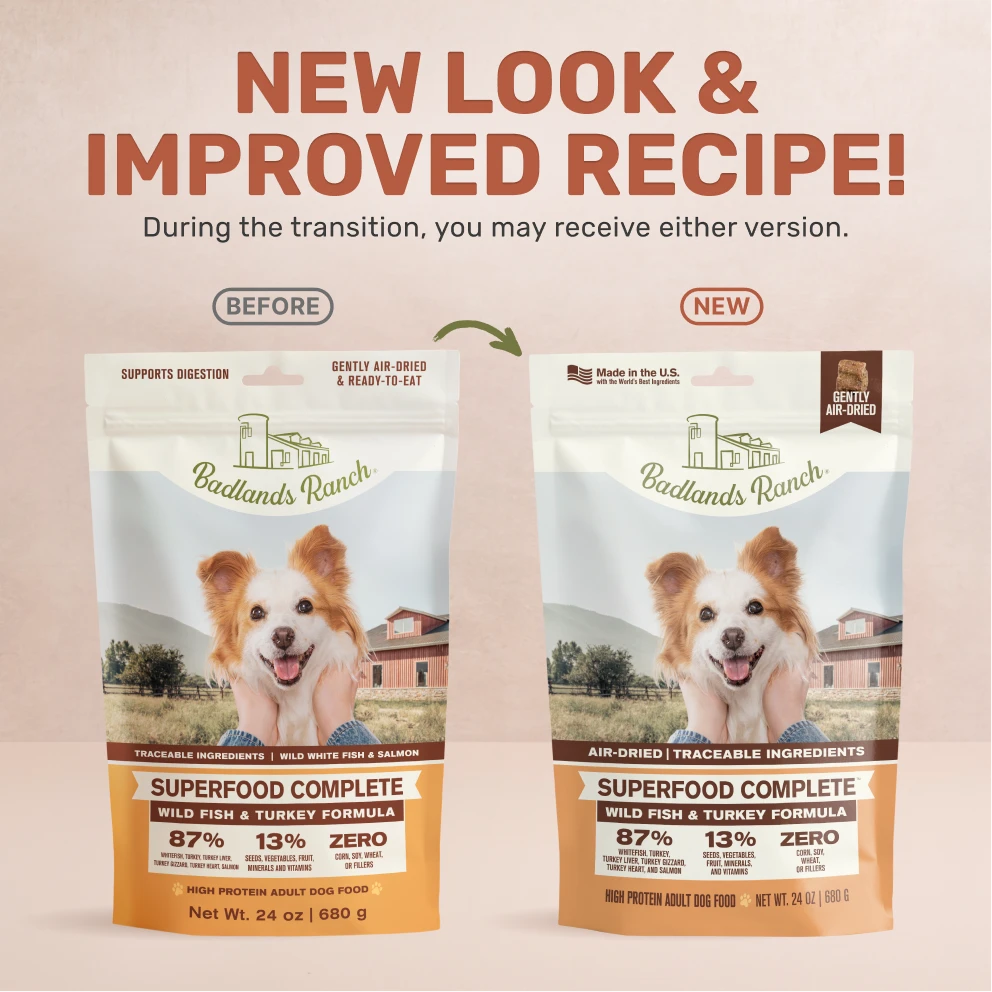 Badlands Ranch - Superfood Complete Wild Fish & Turkey Gently Air-Dried Food