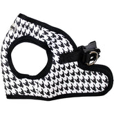 Parisian Pet - Step-In Harness Black Houndstooth