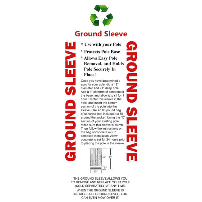 Best Nest - Telescoping Pole With Ground Sock
