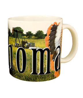 Oklahoma Color Relief Mug